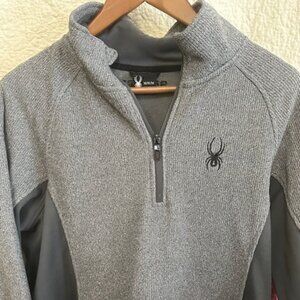 Spyder Quarter Zip Sweatshirt Jacket Size Medium Men's